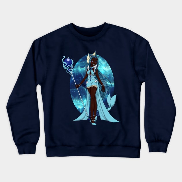 Magical Girl Dog Crewneck Sweatshirt by Jisu